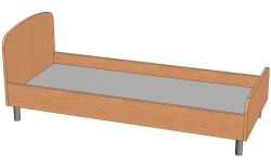Bed on a metal frame. Model: KMK-1