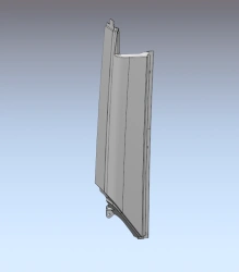 Lower left decorative trim plate A31 R23-5401621
