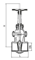 Welded wedge gate valve ZS DN 50-1500 PN 0,1-6,3 MPa