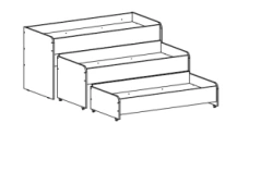 Bed 3 tier (Trade mark Alliance-S)