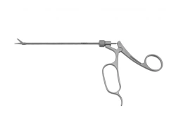 Set of rhinosurgical instruments for endoscopic surgeries in children to work with rigid rhinoscopes with fibre optics