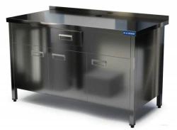 Table under coffee machine