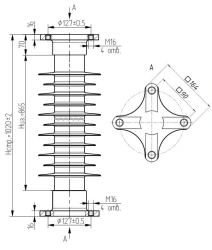 Insulator OSK 10-110-A01-2 UHL1
