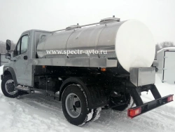Tank truck for transporting food liquids type 2790E of modifications 2790E-09, on the basis of chassis GAZ,C4 of modifications C