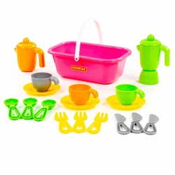 TOP chef children's crockery set with basket for 3 persons (in net), Article No. 42637