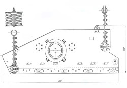 Heavy inertial type GIT-41 screen