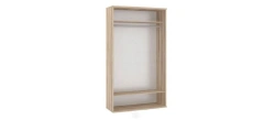 Marta LD.636020.000 Double-leaf wardrobe (White/Desira Ash)