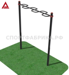 Gymnastic apparatus "U-shaped handrail"