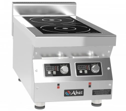Two-burner induction cooker, type KIP-27H-3,5 for catering enterprises (table-top)