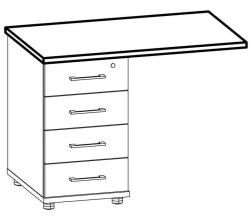 Top for drawer 8665 Series "Galant"