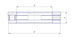 Bearing 4-9110 GOST 520-2011