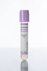 Vacuum tubes for venous blood sampling CORVAY with EDTA K3 and gel, glass Size: 16*100 mm; vacuum volume: 3.5 ml