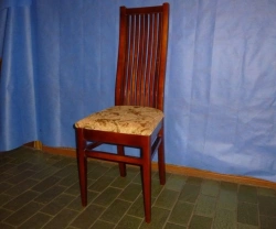 Wood square chair 370x370x450 brown