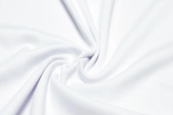 Cotton knitted fabric bleached interlock 100% cotton
