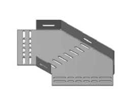 Cable tray horizontal swivel aluminium 90 degrees for aluminium cable trays (PGA90-LKUA)