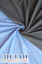 Mixed knitted fabric (50% cotton, 50% polyester) smooth dyed: kulirnaya glide