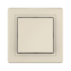 CADUCEUS ALING PRESTIGE Flush-mounted push-button switch 10A, 250V~, beige, item no. 6090.999