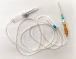Polymer device for infusion of blood substitutes and infusion solutions of single use sterile PR 23-05-"MPK "EL