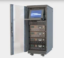 Automated charging and discharging station for accumulator batteries AZRS-21LS