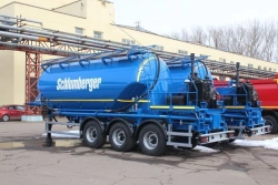 Semi-trailer-slurry tanker universal BCM-21.1 using axle units BPW HSFALM 9010-15 V36 61.68.361.059 Q