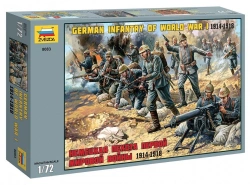 Assemblage model "German infantry of World War I 1914-18"