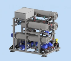 Installation for desalination of sea water UOMV15 (capacity 15 m3/day).
