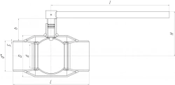 Stainless steel ALSO stainless steel ball valve ALSO stainless steel ball valve WITH WELDING REDUCED with all-welded body KSH.P.
