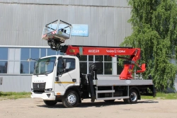 AGP - TR315 autohydro lift manufactured by LLC "Chaika-NN", modification 37846R, based on KAMAZ 43089-F5 chassis.