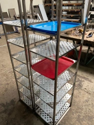 KSh series stud trolley with shelves