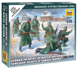Assemblage model "German infantry in winter uniform 1941-1945"