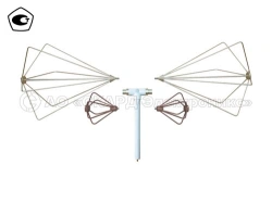 Antenna ultra-wideband measuring reconfigurable biconical P6-111