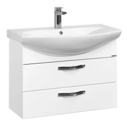 Cabinet under sink Aquaton Aria 80 M suspended white 1A140801AA0101.A140.8.01A.A01.0