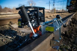 Rail drilling machine with coolant supply RCC-K