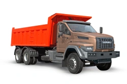 Dump truck Ural 73945-01 (Equipment variants: gearbox ZF 9S1515; clutches: Hammer, ZF; neutraliser: dinex)