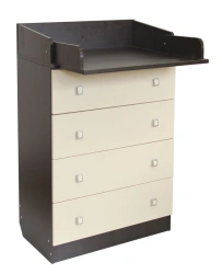 Fairy chest of drawers 1580 wenge-beige, article number 0001041.5