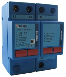 Surge protection device GSV123-230/25 2+0 C (LT), Cat.No.123 102