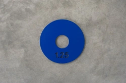 Steel training disc 1,25 kg