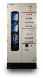 Protection cabinets for generators and generator-transformer units of Sh2100 series.