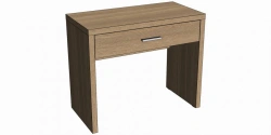 AR09.2 Desk with drawer "Rona", 900x750x450 (chrome), (black)