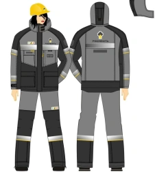 Women's suit for protection against low temperatures and elevated temperatures, OPZ and mechanical effects, against static eleme
