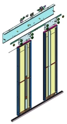 Shaft door systems