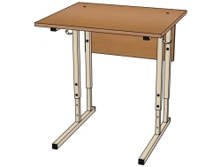 School desk 1-seat, height adjustment, angles straight (3-5 gr.r.)/ SU05