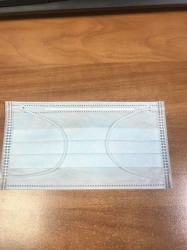 Mask (two-layer), part of the set of surgical clothing and linen, disposable, sterile and non-sterile KH "GE".