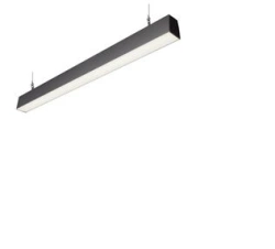 Modular linear LED luminaire CRYSTAL 37W-4050Lm, 5000-5500K, Transparent, IP44 article number vs3351-37-tr-5k