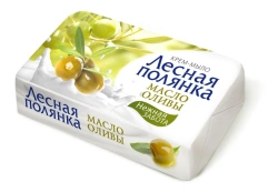 Lesnaya Polyanka Olive Oil" solid cream toilet soap