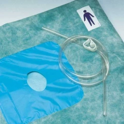 Surgical linen set for operation on extremities, from nonwoven materials, single-use sterile according to TU 9398-009-55694047