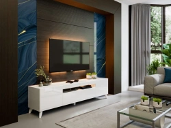 Brooklyn LD.685020.000 TV cabinet 1800 (White gloss, version 1 )
