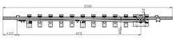 FRAMEWAY WITH STRING of type P50 of mark 1/9 (project 2891M.01.000/-01)