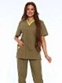 Women's working suit "Raya" (blouse and trousers) for protection against general industrial pollution and mechanical actions (ab