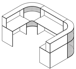 Desk-barrier-working PM-9
